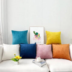 Soft Velvet Square Throw Pillow Case for Home & Office