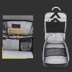 Business Laptop Backpack - Waterproof Oxford Fabric