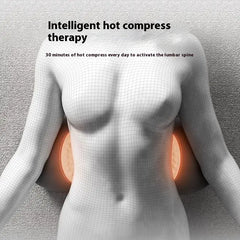 Lumbar Support Pillow with Heating & Massage