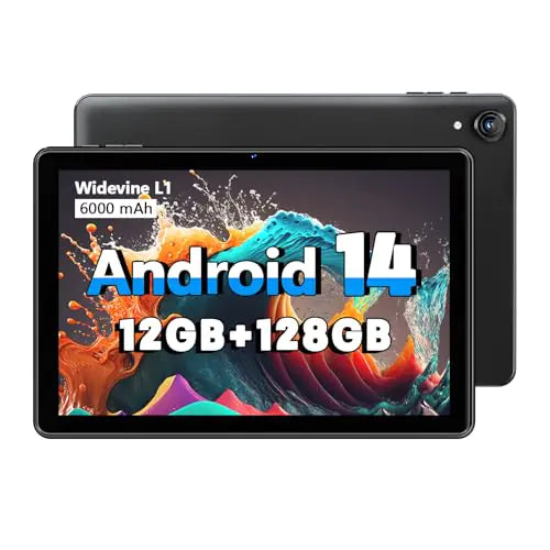 Android 14 Tablet High Performance 12GB RAM 128GB ROM 10 Inch Tablets with 1280 * 800 IPS HD Touchscreen Octa-Core Processor 1TB Expandable Unisoc A523 CPU Dual CameraHere's a professional product description for your Android 14 tablet, optimized for plat